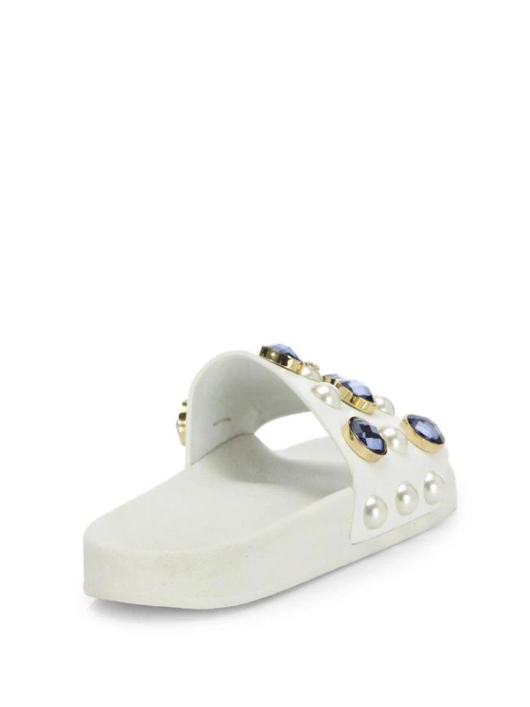 商品Tory Burch|Vail Jeweled Leather Slides,价格¥675,第2张图片详细描述