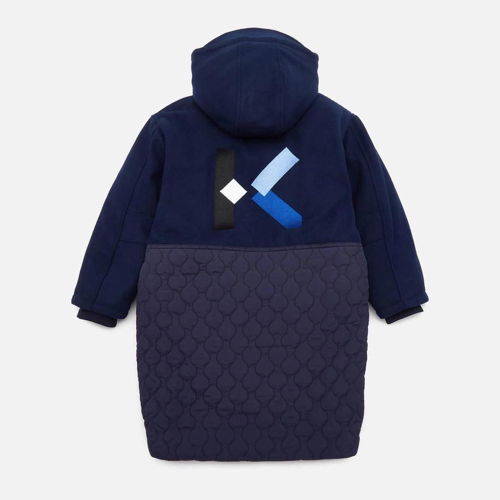 商品Kenzo|KENZO Girls' Emboidered Hooded Coat - Electric Blue,价格¥721,第2张图片详细描述