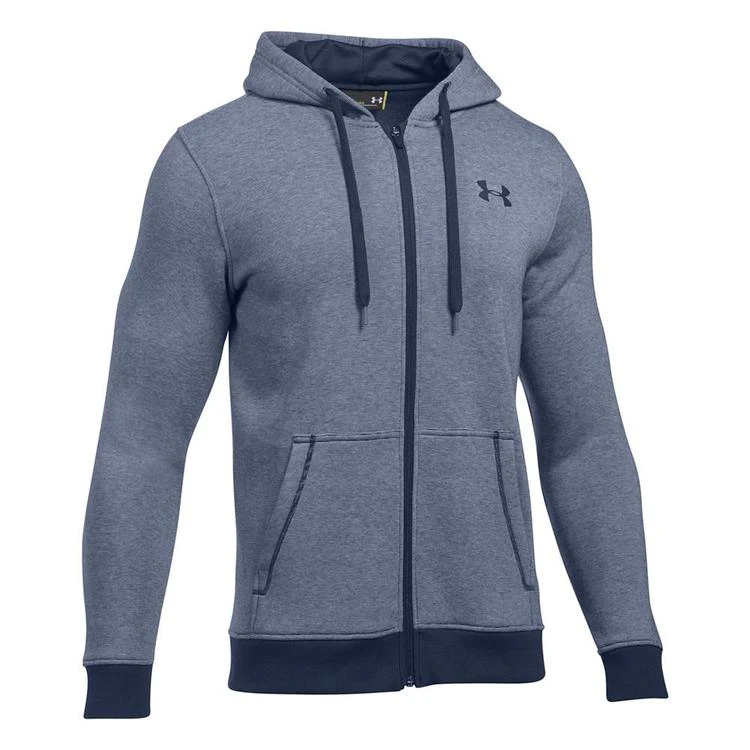 商品Under Armour|Men's Rival Fitted Zip Hoodie,价格¥333,第1张图片