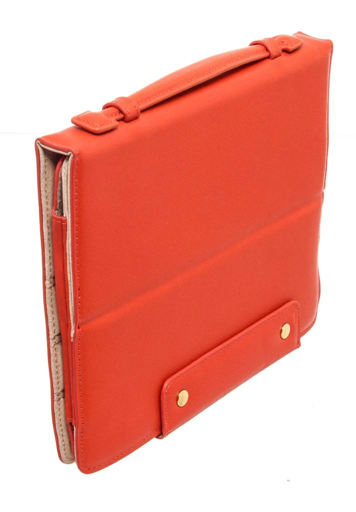 商品[二手商品] Tory Burch|Tory Burch Orange Leather Robinson Flip Tablet Case,价格¥1772,第4张图片详细描述