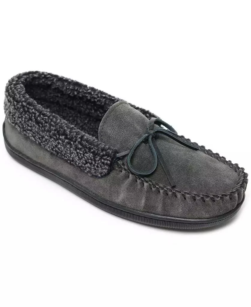 商品Minnetonka|Men's Allen Berber Lined Suede Slippers,价格¥448,第1张图片