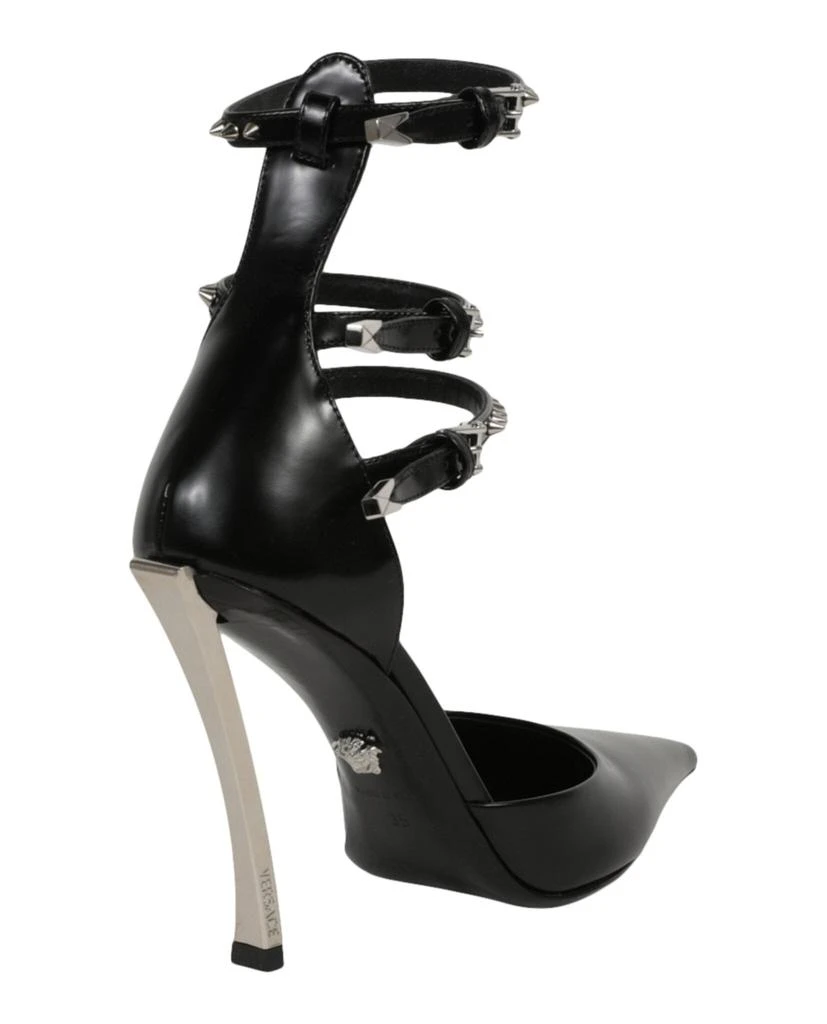 商品Versace|Spiked Pin Point Pumps,价格¥11041,第3张图片详细描述