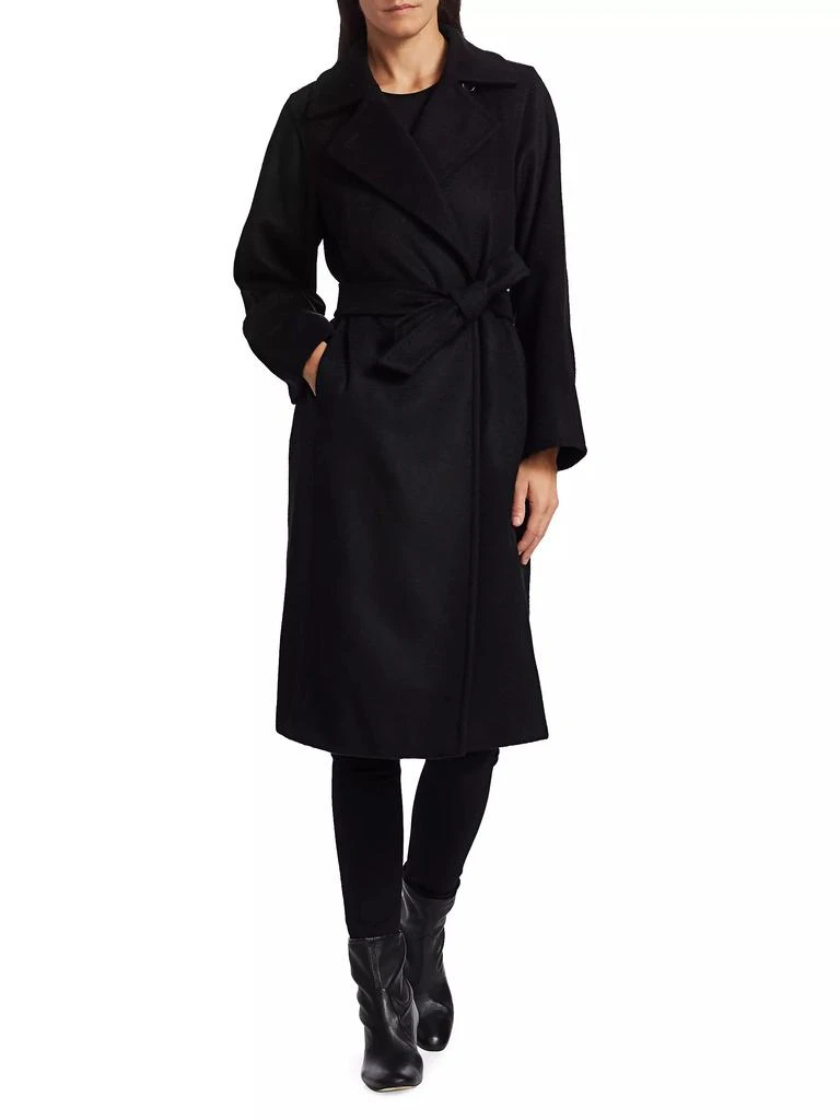 商品Max Mara|Manuela Icon Camel Hair Wool Wrap Coat,价格¥27428,第2张图片详细描述