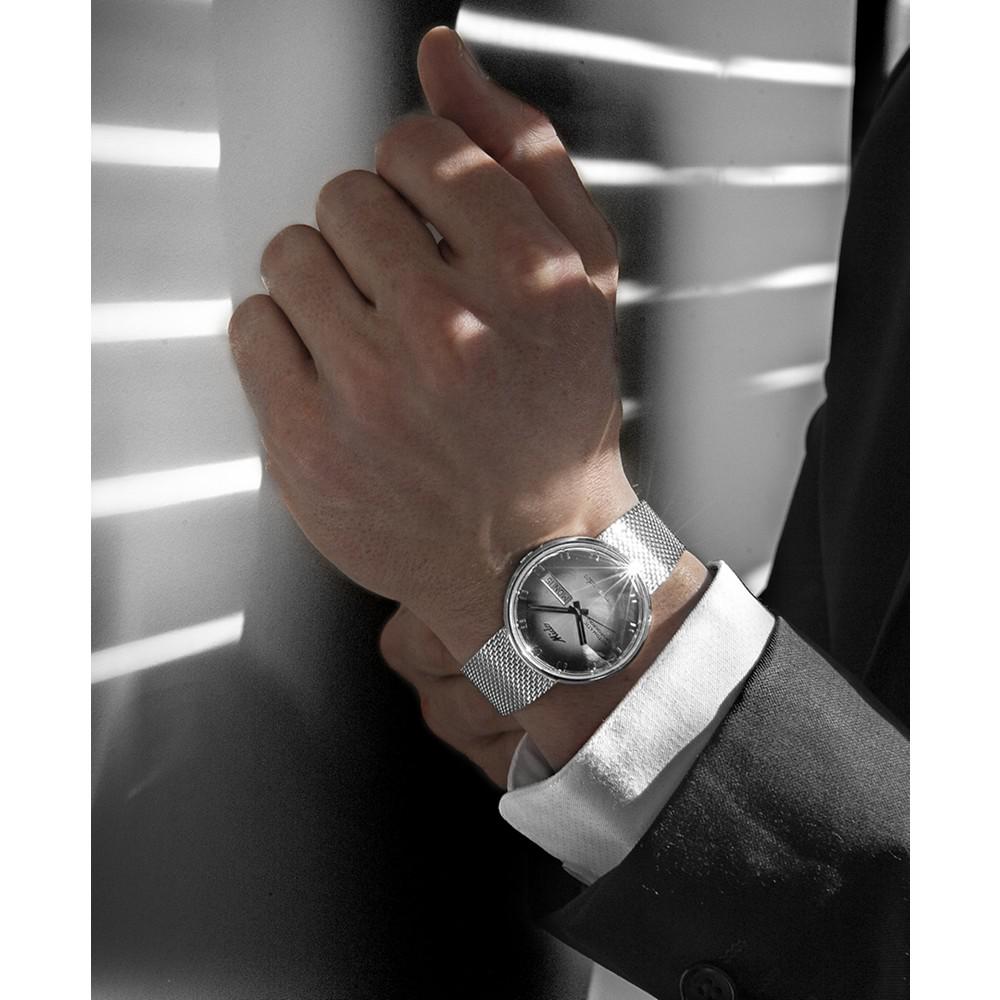 Swiss Automatic Commander Shade Stainless Steel Mesh Bracelet Watch, 37mm - A Special Edition商品第4张图片规格展示