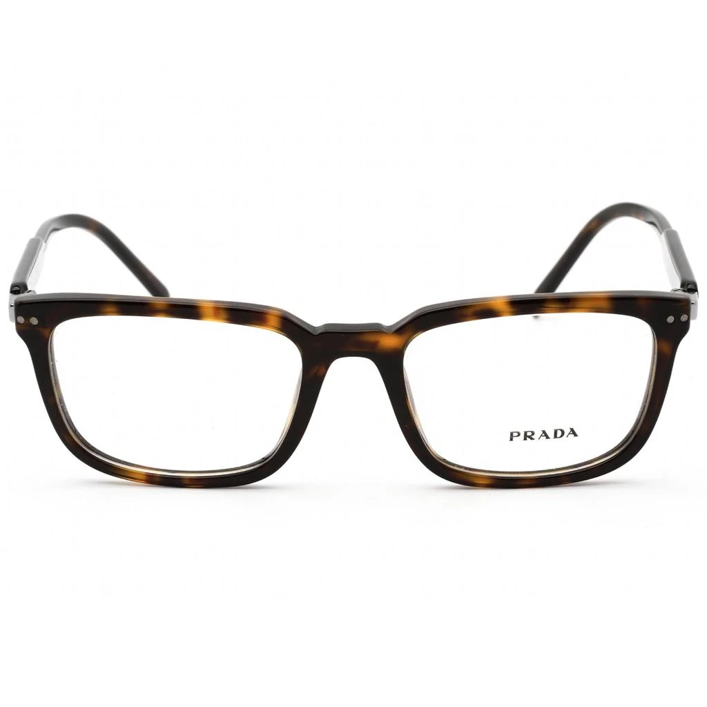 商品Prada|Prada Men's Eyeglasses - Dark Havana Rectangular Plastic Frame | 0PR 13YV 2AU1O1,价格¥811,第2张图片详细描述