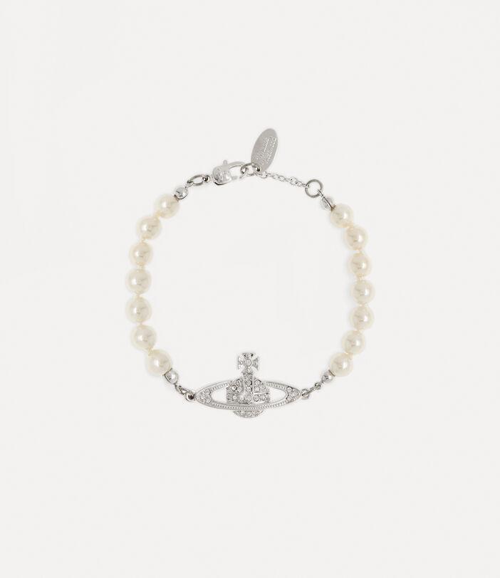 商品Vivienne Westwood|Vivienne Westwood Mini Bas Relief Pearl Bracelet,价格¥1053,第1张图片