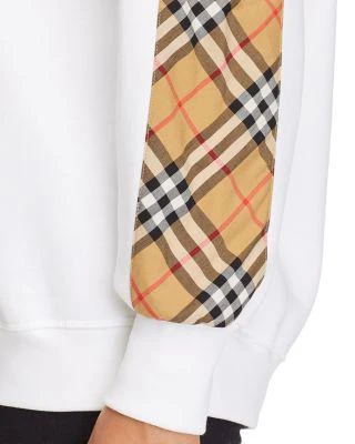 商品Burberry|Bronx Plaid-Trimmed 卫衣,价格¥1929,第3张图片详细描述