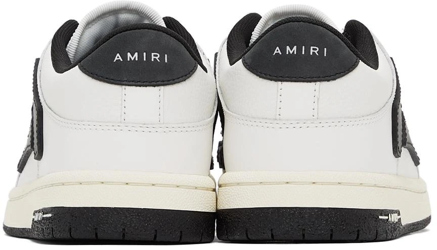 商品AMIRI|White & Black Skel Top Low Sneakers,价格¥4029,第4张图片详细描述