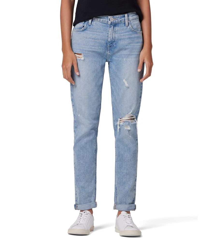 商品Hudson|Lana Boyfriend Ankle w/ Rolled Hem in Summer Breeze,价格¥327,第1张图片