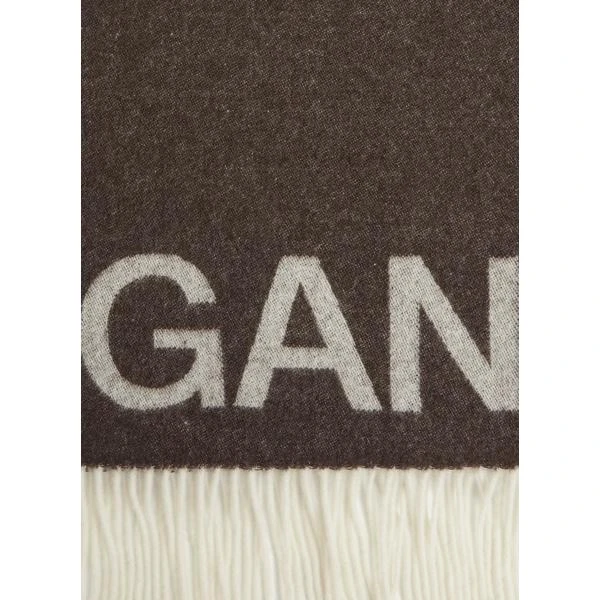 商品Ganni|Echarpe en laine recyclée,价格¥927,第1张图片