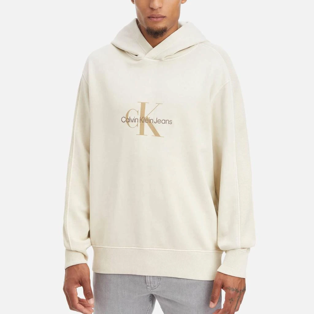 商品Calvin Klein|Calvin Klein Jeans Monologo Cotton Hoodie,价格¥576,第1张图片