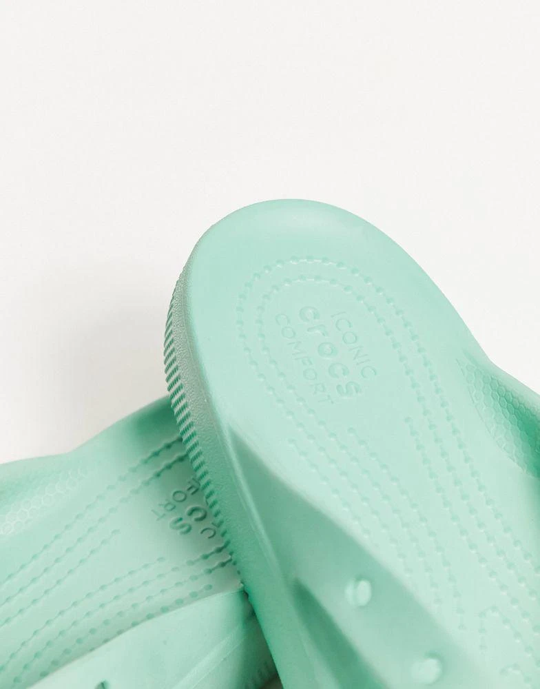 商品Crocs|Crocs platform flip flops in jade stone,价格¥218,第3张图片详细描述