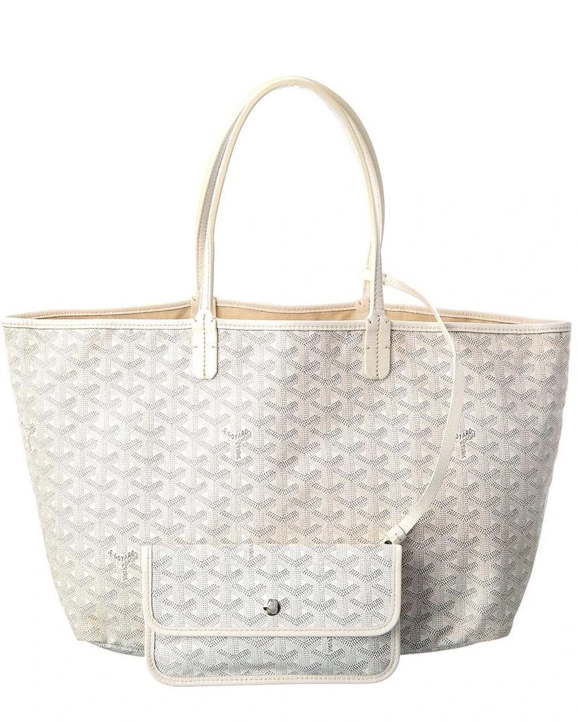 商品[二手商品] Goyard|Goyard White Goyardine Canvas St. Louis PM (Authentic Pre-Owned),价格¥10726,第2张图片详细描述