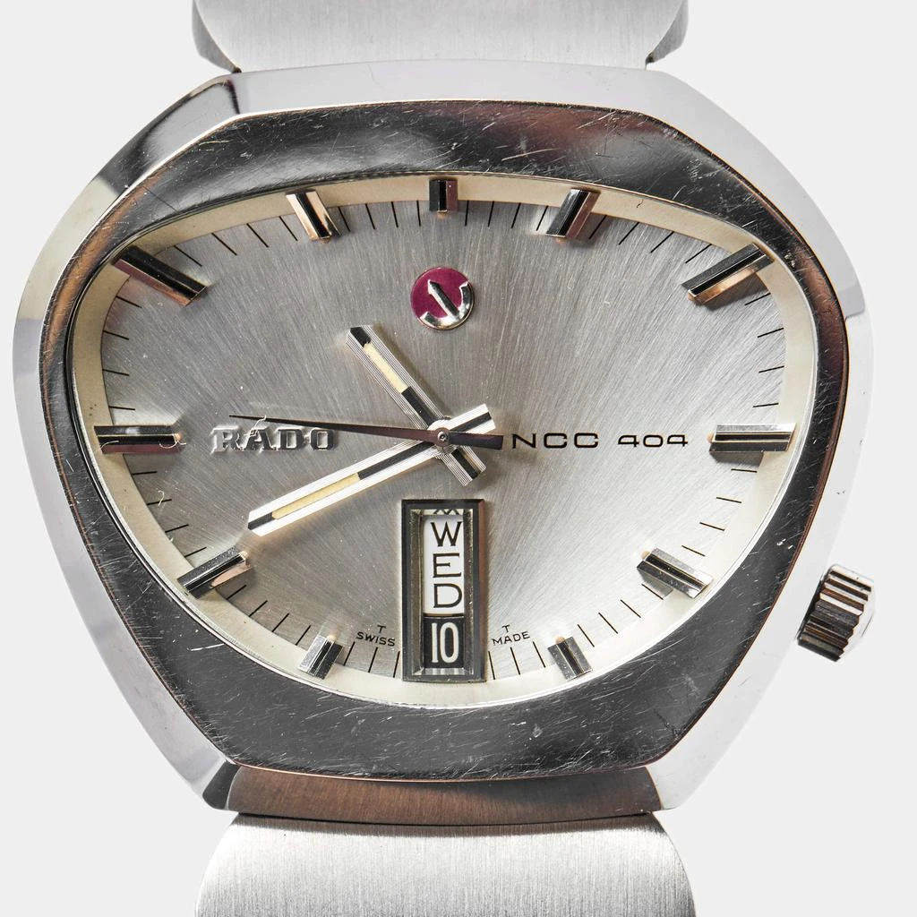 商品[二手商品] Rado|Rado Silver Stainless Steel Vintage NCC 404 REF.11926 Men's Wristwatch 42 mm,价格¥2867,第3张图片详细描述