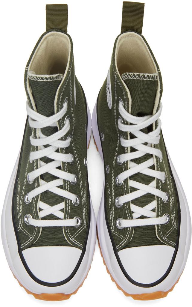 绿色 Run Star Hike 高帮运动鞋商品第5张图片规格展示