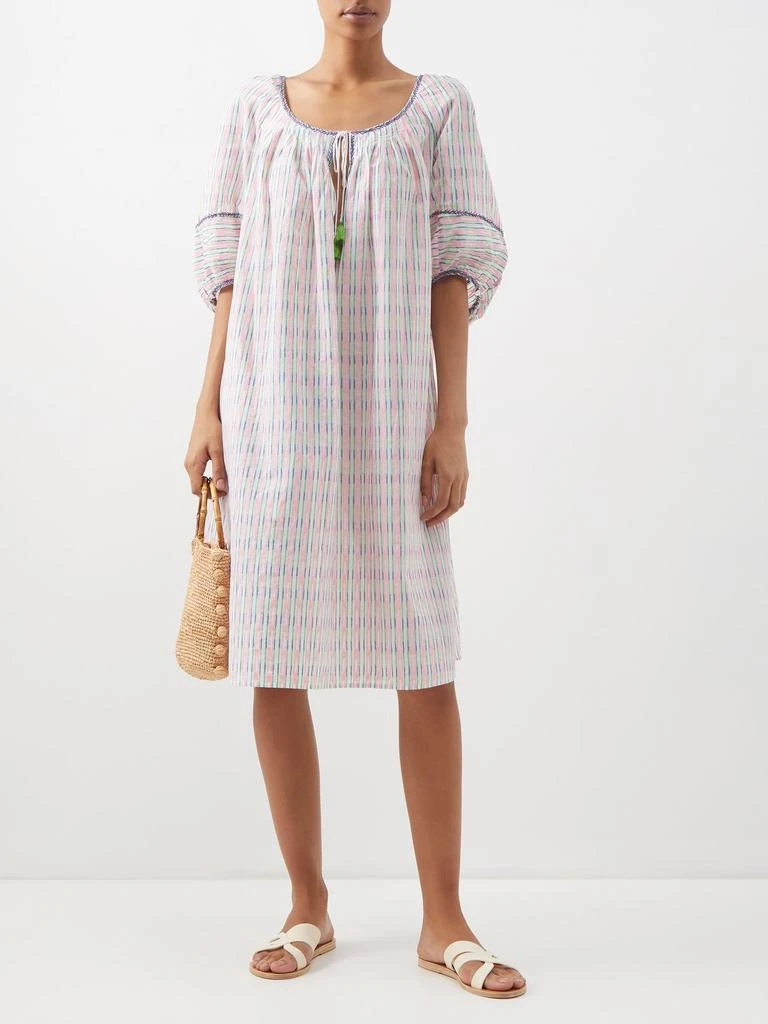 商品Thierry Colson|Eva checked cotton dress,价格¥745,第2张图片详细描述