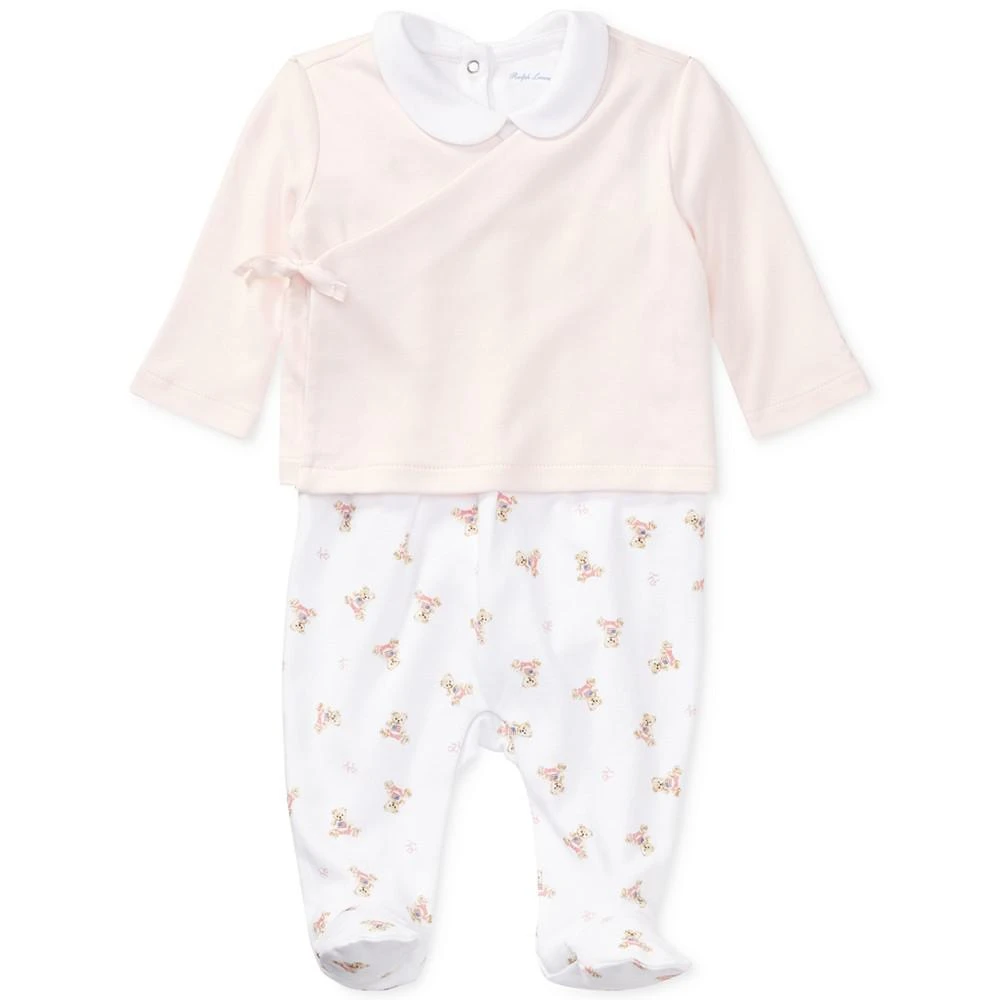 商品Ralph Lauren|女婴纯棉3件套,价格¥408,第1张图片
