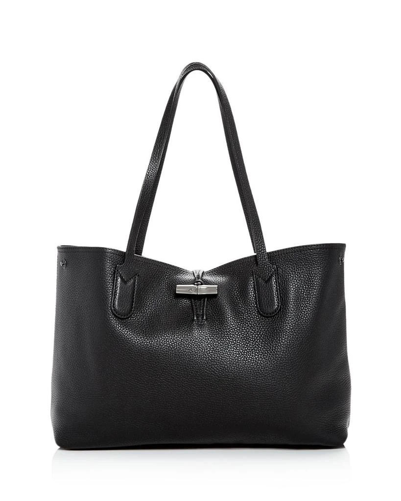 商品Longchamp|Roseau Large Leather Tote,价格¥4584,第1张图片