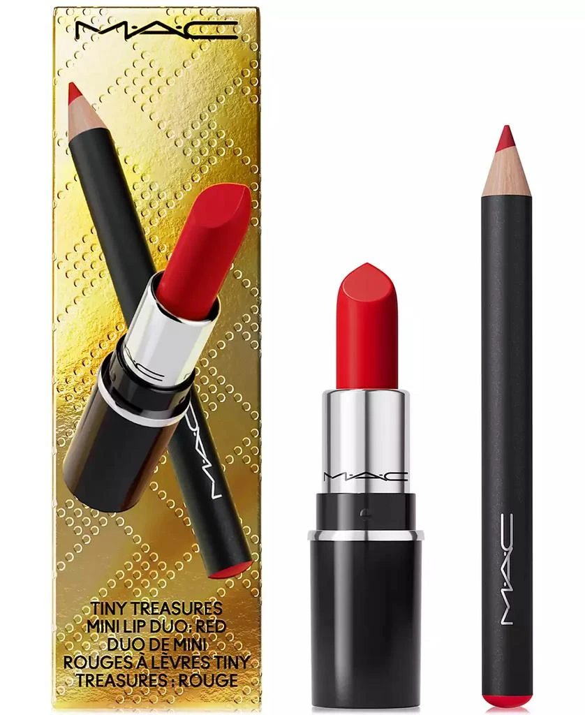 商品MAC|2-Pc. Tiny Treasures Mini Lipstick + Lip Liner Gift Set,价格¥154,第1张图片