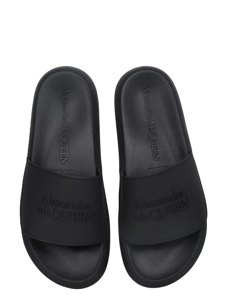 商品Alexander McQueen|Rubber Slide Sandals,价格¥1201,第2张图片详细描述