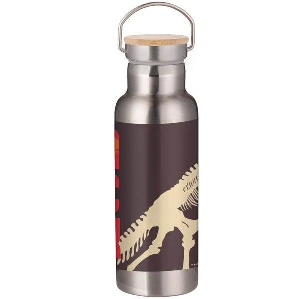 商品Jurassic Park|Jurassic Park Skeleton Portable Insulated Water Bottle - Steel,价格¥213,第1张图片