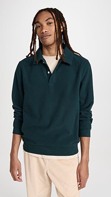 商品Madewell|Polar Fleece Club 马球衫,价格¥846,第1张图片