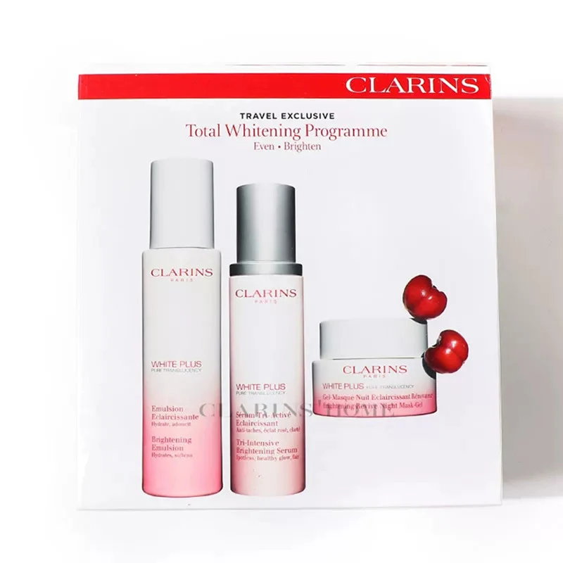 商品Clarins|CLARINS娇韵诗淡斑小瓷瓶美白三件套,价格¥1317,第1张图片