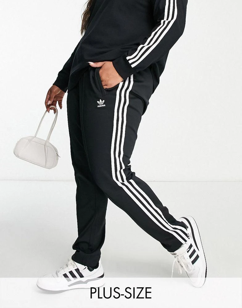 商品Adidas|adidas Originals Plus adicolor joggers in black,价格¥371,第1张图片