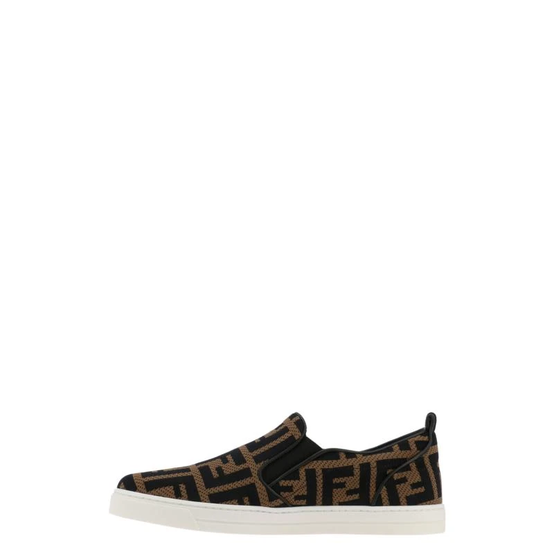 商品Fendi|FENDI 棕色男童休闲鞋 JMR368-AD8D-F0R7V,价格¥2336,第1张图片