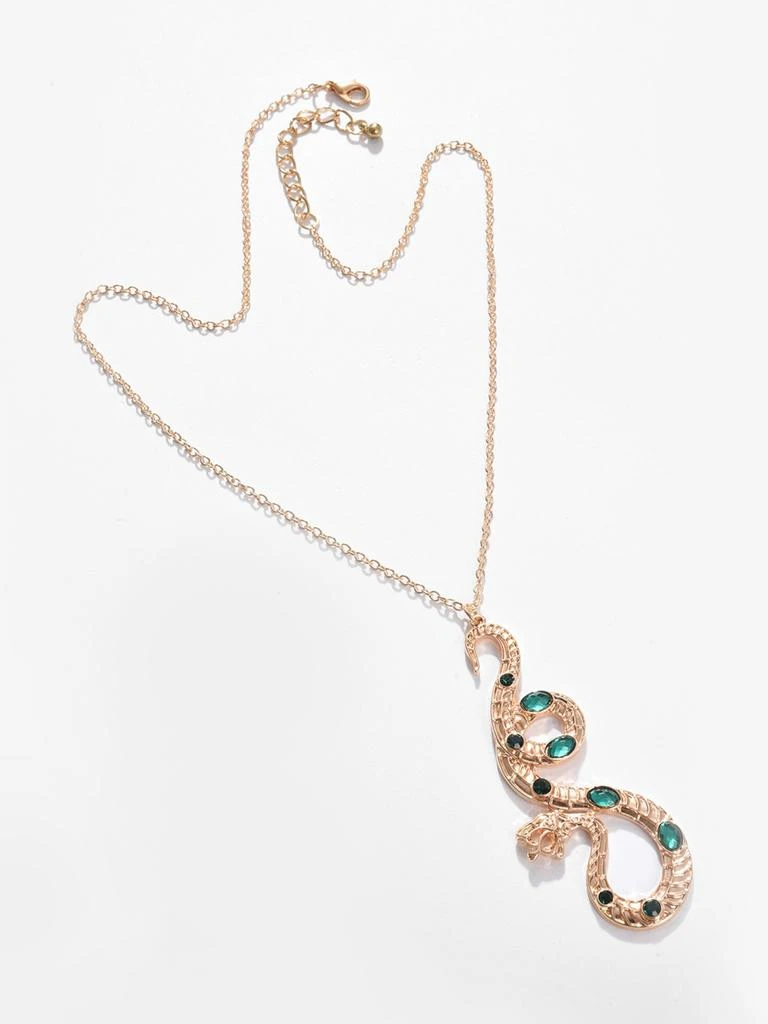 商品SOHI|Gold-toned  Green Gold-plated Necklace,价格¥238,第2张图片详细描述