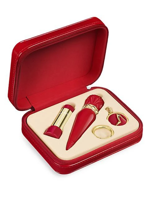 商品Christian Louboutin|Rouge Louboutin Velvet Matte Customized Lipstick Case & Refill Set,价格¥1109,第1张图片