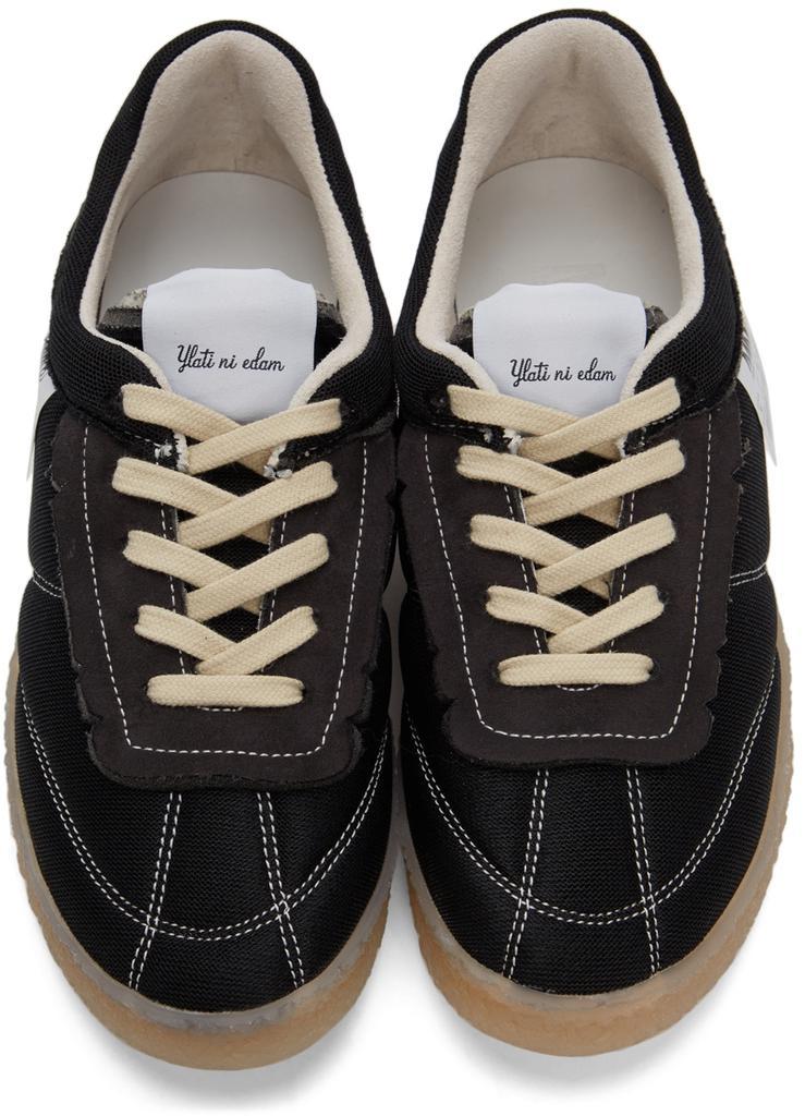 商品MAISON MARGIELA|Black Inside Out 6 Court Sneakers,价格¥2623,第7张图片详细描述