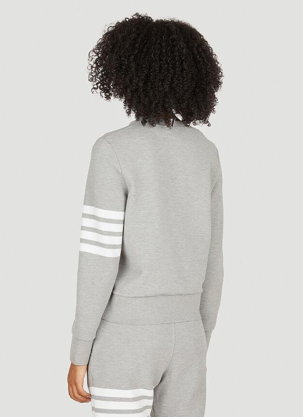 商品Thom Browne|Four Bar Sweatshirt in Grey,价格¥7000,第6张图片详细描述