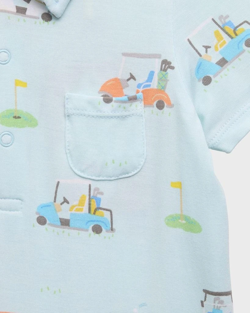 商品Angel Dear|Boy's Golf Cart Polo Shortie with Sunhat, Size Newborn-24M,价格¥194,第3张图片详细描述