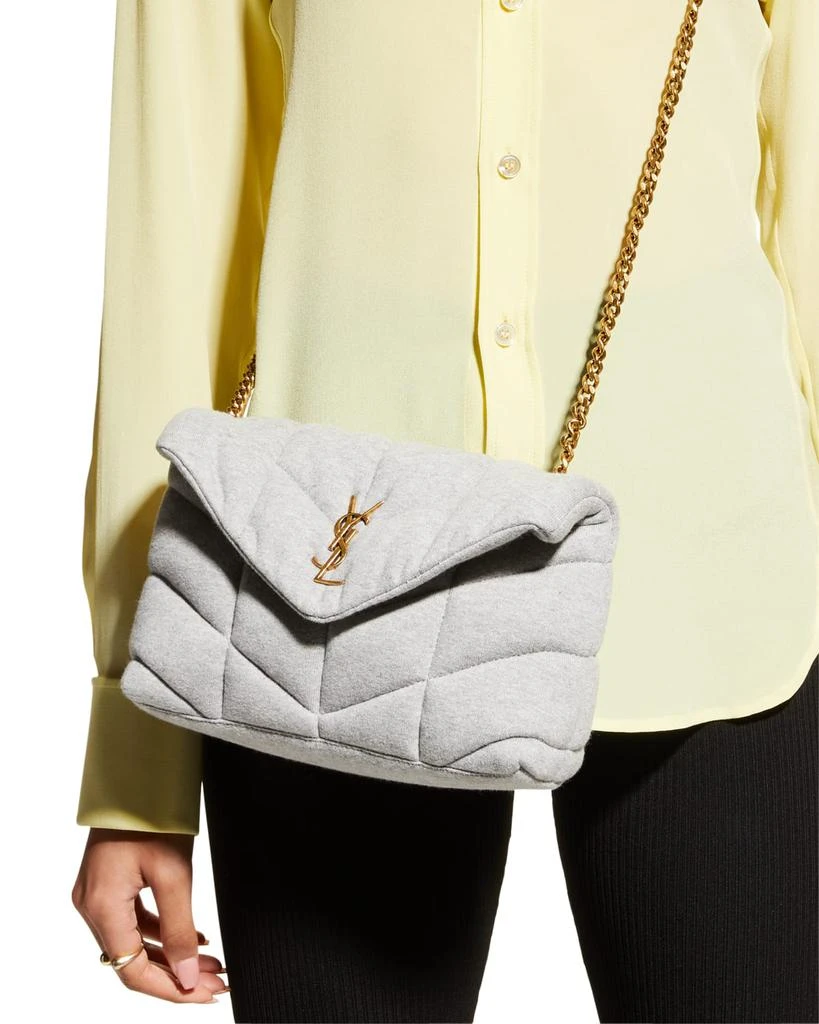 商品Yves Saint Laurent|Toy YSL Puffer Jersey Crossbody Bag,价格¥16634,第2张图片详细描述