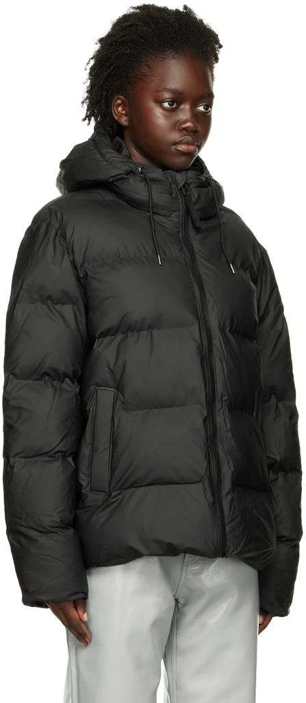 商品RAINS|Black Puffer Down Jacket,价格¥1380,第2张图片详细描述