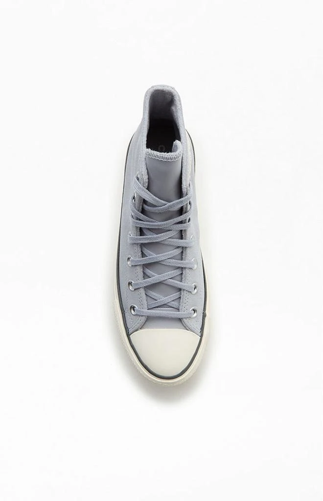 商品Converse|Gray Chuck Taylor All Star Cozy Lift High Top Sneakers,价格¥415,第5张图片详细描述