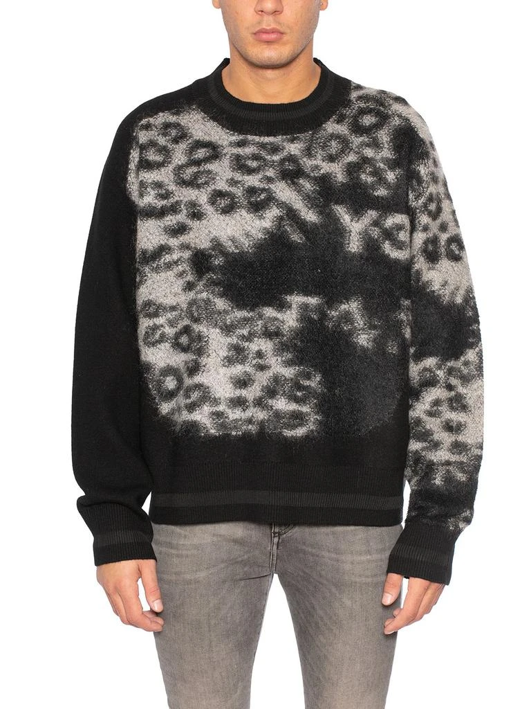 商品Y-3|Y-3 Leopard Print Knitted Jumper,价格¥7517,第4张图片详细描述