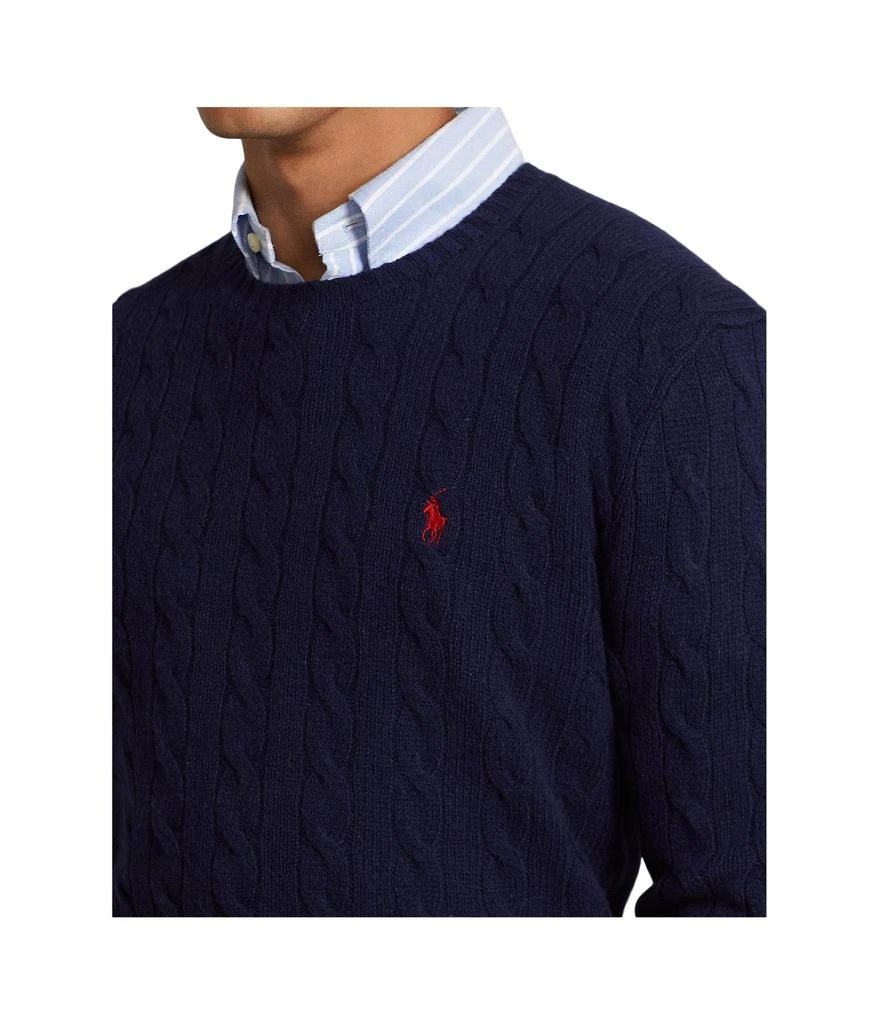 商品Ralph Lauren|Wool-Cashmere Cable-Knit Sweater,价格¥1124,第3张图片详细描述