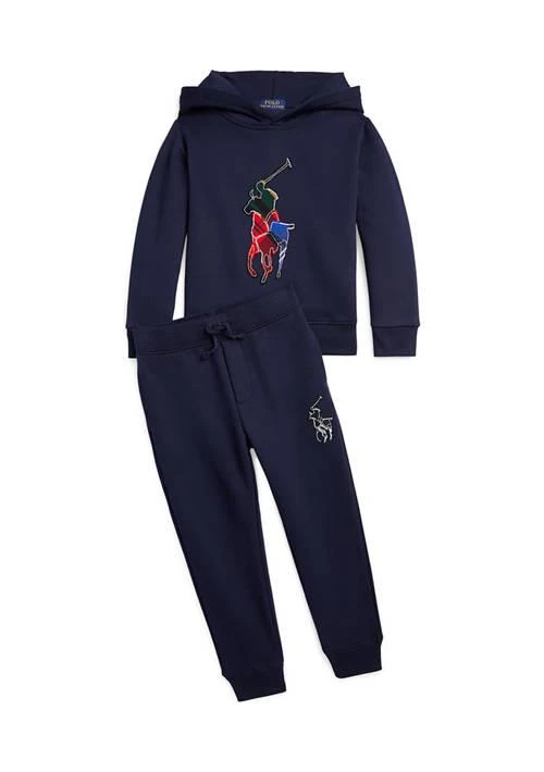 商品Ralph Lauren|Lauren Childrenswear Boys 2 7 Plaid Big Pony Fleece Hoodie,价格¥159,第3张图片详细描述