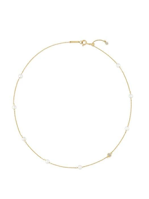 商品hyeres-lor|14K Freshwater Pearl Station Necklace,价格¥3904,第2张图片详细描述