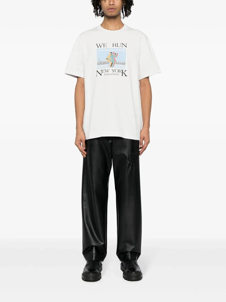 商品Alexander Wang|ALEXANDER WANG Women Marathon Graphic Short Sleeve Tee,价格¥800,第3张图片详细描述