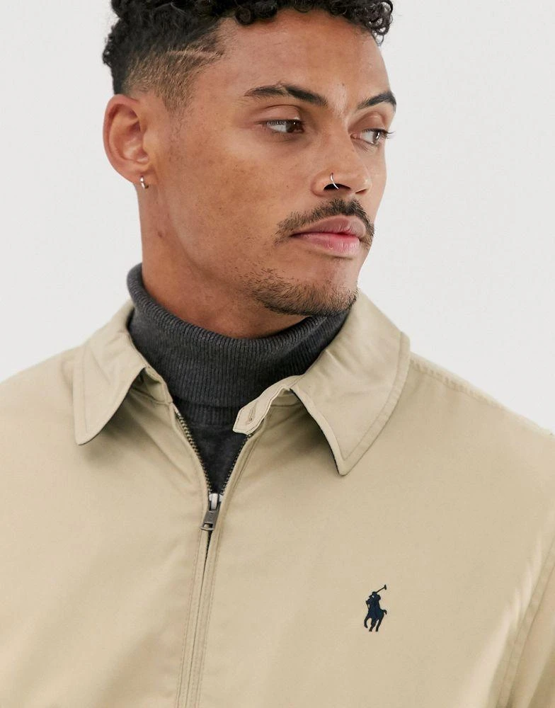 商品Ralph Lauren|Polo Ralph Lauren harrington jacket in beige,价格¥1541,第3张图片详细描述