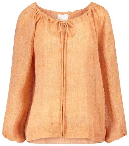 商品LISA MARIE FERNANDEZ|Linen-blend blouse,价格¥1797,第1张图片