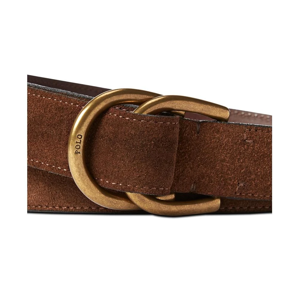 商品Ralph Lauren|Men's Suede D-Ring Belt,价格¥341,第2张图片详细描述