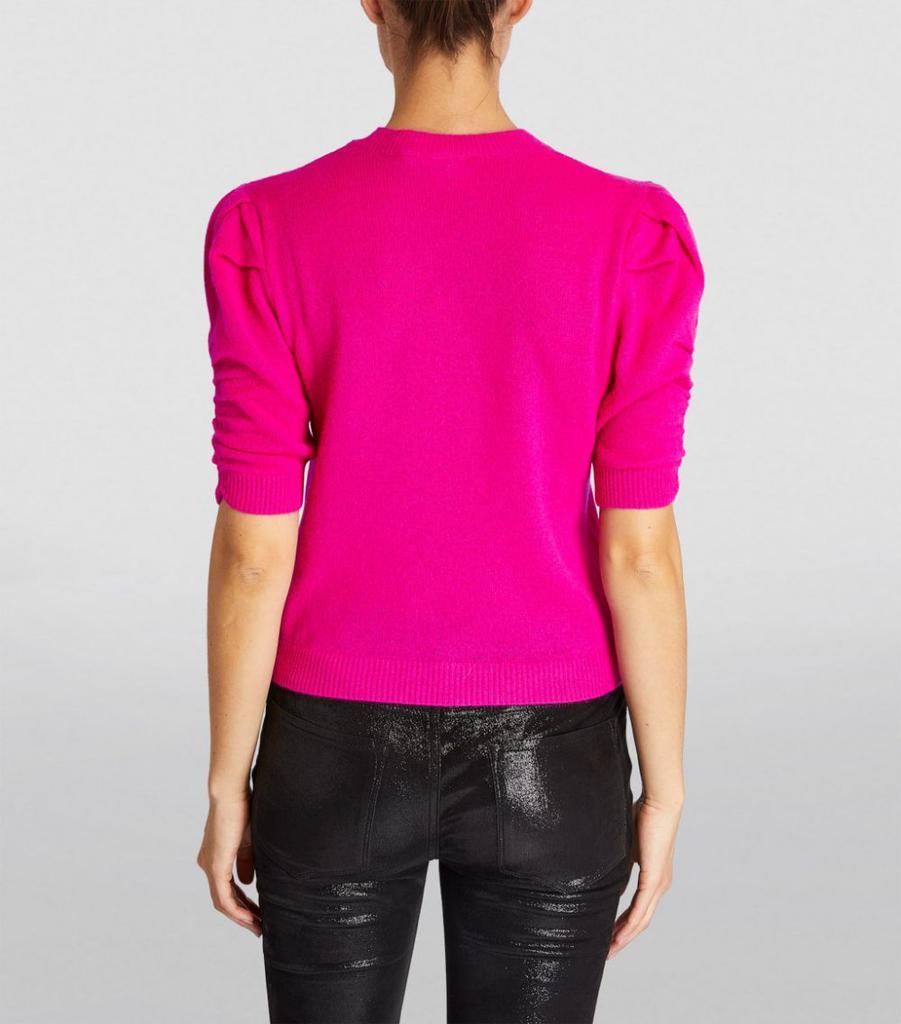 商品FRAME|Cashmere-Wool Short-Sleeved Sweater,价格¥2978,第6张图片详细描述