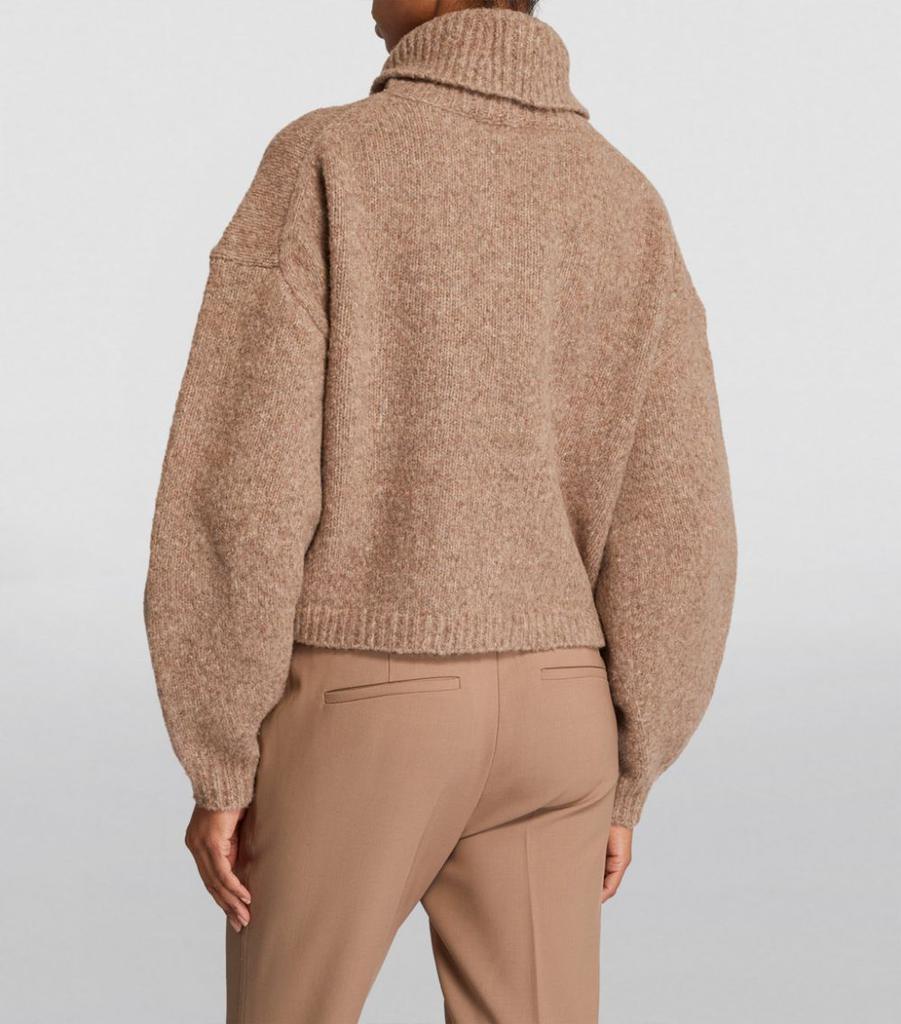 商品Helmut Lang|Cropped Rollneck Sweater,价格¥2930,第6张图片详细描述