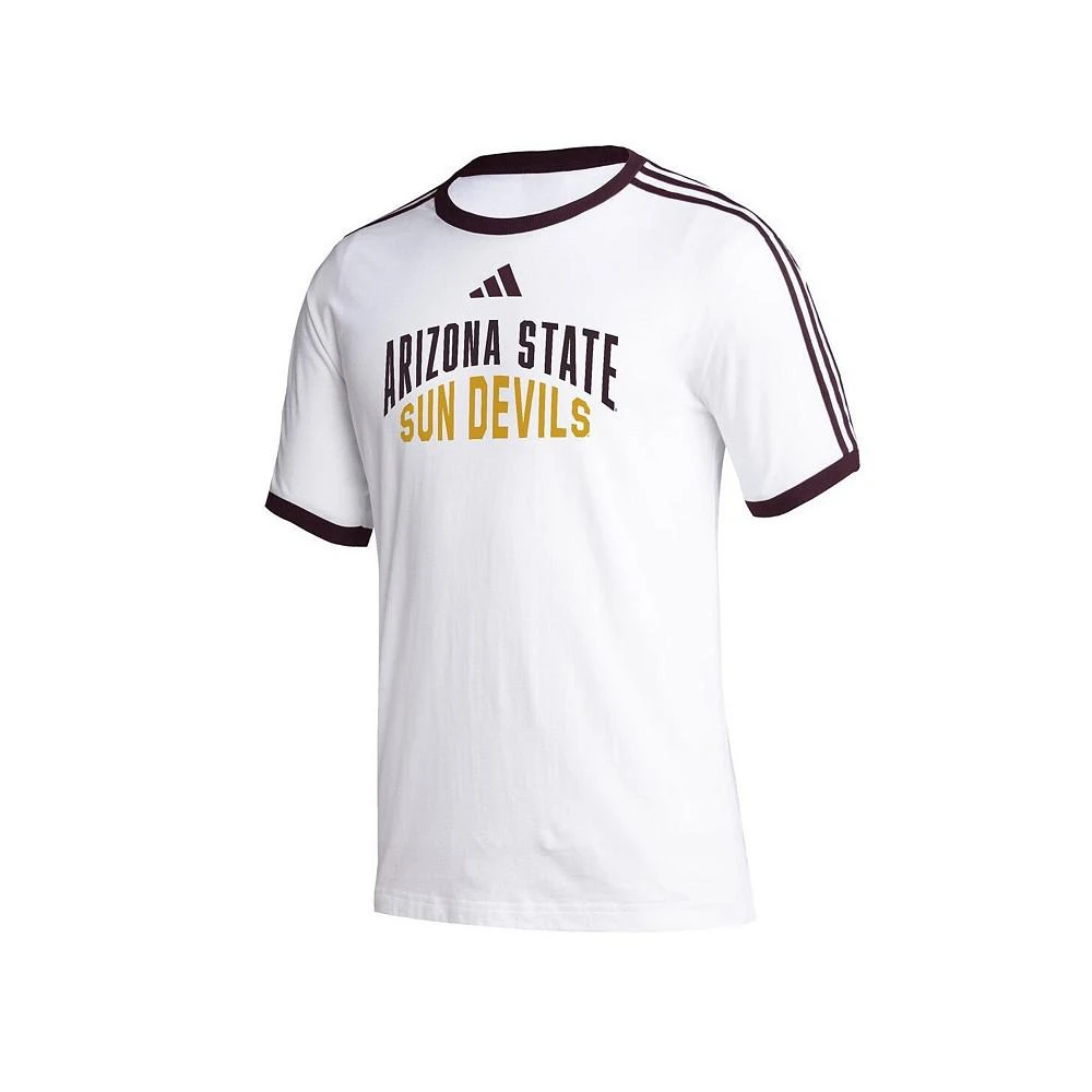 商品Adidas|Men's White Arizona State Sun Devils Arch T-shirt,价格¥242,第2张图片详细描述