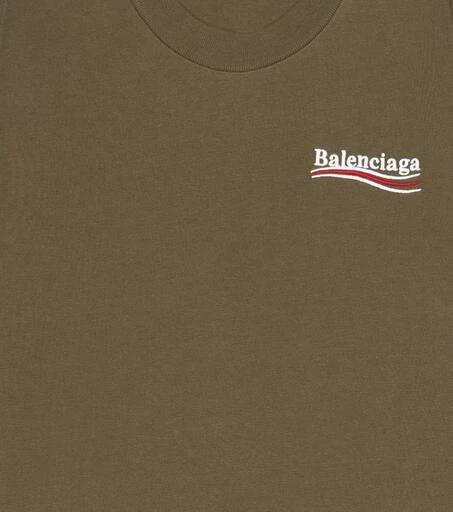 商品Balenciaga|刺绣棉质针织T恤,价格¥1569,第3张图片详细描述