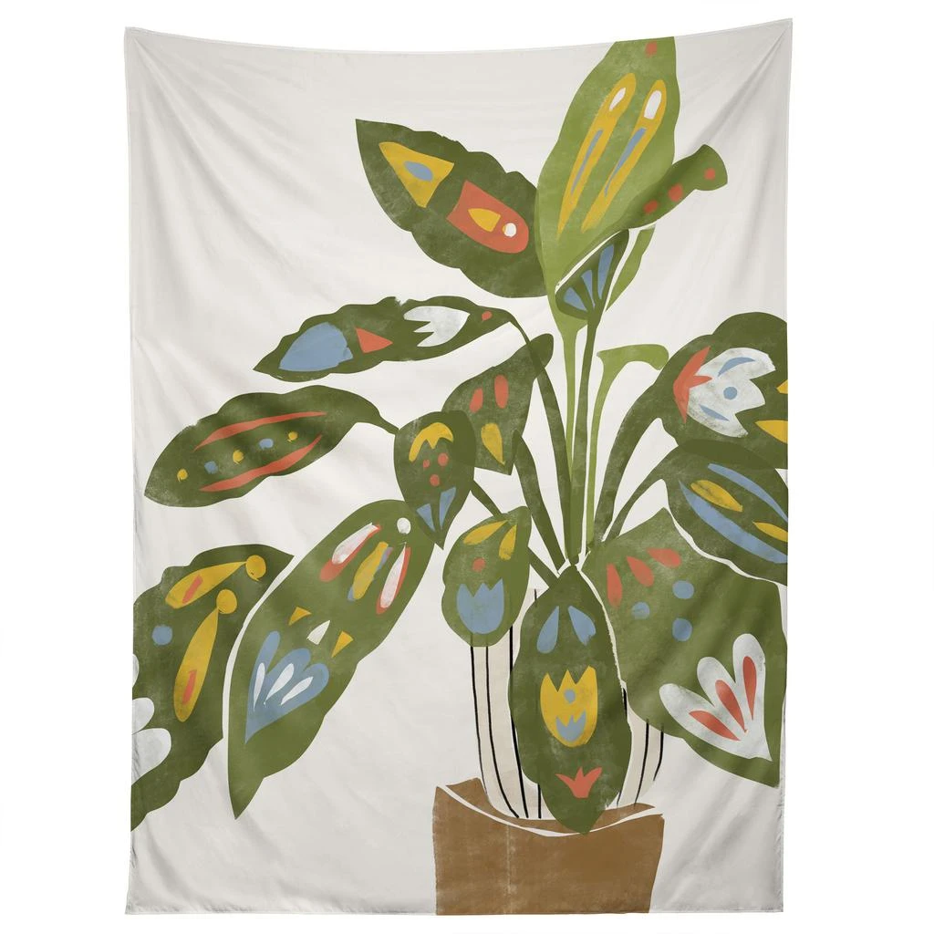 商品DENY Designs|Alja Horvat Scandinavian Plant Tapestry,价格¥170,第3张图片详细描述